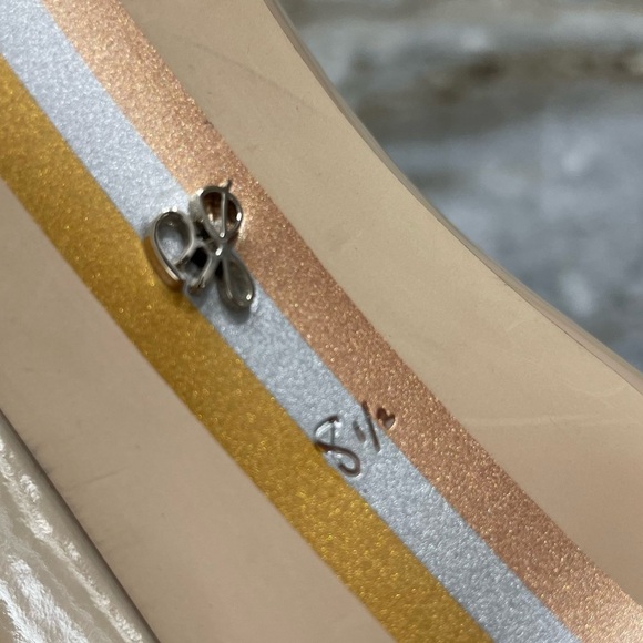 Sam Edelman Hazel Pumps in Nude Beige Blush Patent Leather Women’s 8.5 - Picture 4 of 12